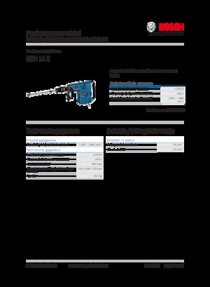 डिमोलिशन हैमर और ब्रेकर Bosch GSH 11 E