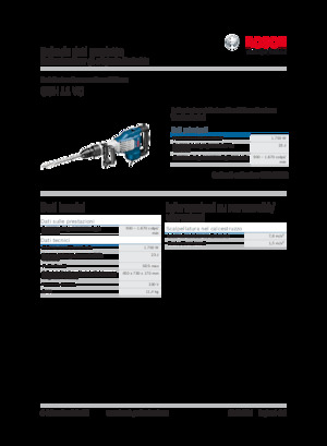 डिमोलिशन हैमर और ब्रेकर Bosch GSH 11 VC