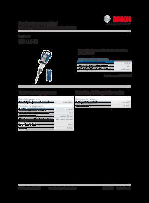डिमोलिशन हैमर और ब्रेकर Bosch GSH 16-30