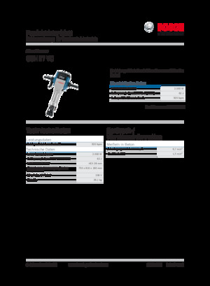 डिमोलिशन हैमर और ब्रेकर Bosch GSH 27 VC