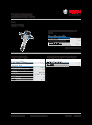 डिमोलिशन हैमर और ब्रेकर Bosch GSH 27 VC