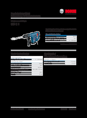 डिमोलिशन हैमर और ब्रेकर Bosch GSH 3 E