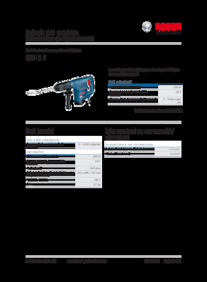 डिमोलिशन हैमर और ब्रेकर Bosch GSH 3 E