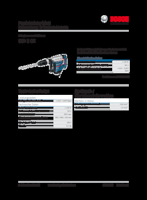 डिमोलिशन हैमर और ब्रेकर Bosch GSH 5 CE