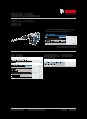 डिमोलिशन हैमर और ब्रेकर Bosch GSH 5 CE