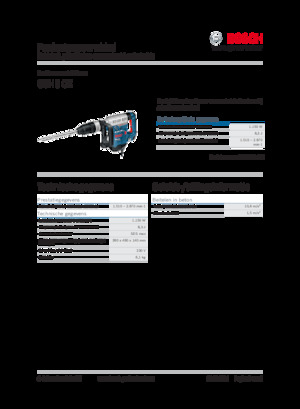 डिमोलिशन हैमर और ब्रेकर Bosch GSH 5 CE