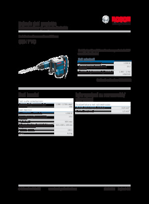 डिमोलिशन हैमर और ब्रेकर Bosch GSH 7 VC