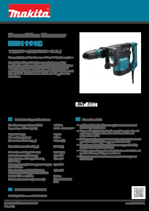 डिमोलिशन हैमर और ब्रेकर Makita HM1111C