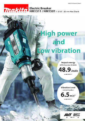 डिमोलिशन हैमर और ब्रेकर Makita HM1501