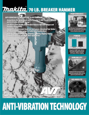 डिमोलिशन हैमर और ब्रेकर Makita HK1810
