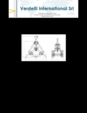 डिमोलिशन सॉर्टिंग ग्रैब Verdelli F.M. 1000