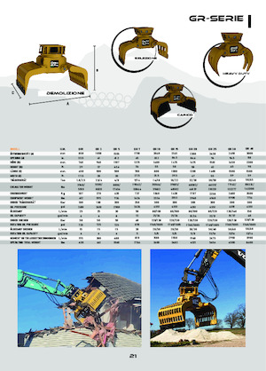 डिमोलिशन सॉर्टिंग ग्रैब OSA Demolition Equipment GR 5 