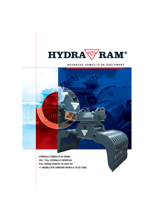 डिमोलिशन सॉर्टिंग ग्रैब Hydra Ram HSG 800