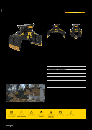 डिमोलिशन सॉर्टिंग ग्रैब MB Crusher MB-G1000 S4