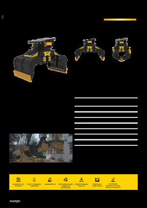 डिमोलिशन सॉर्टिंग ग्रैब MB Crusher MB-G1000 S4