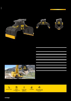 डिमोलिशन सॉर्टिंग ग्रैब MB Crusher MB-G1200 S4