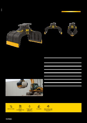 डिमोलिशन सॉर्टिंग ग्रैब MB Crusher MB-G1500 S4