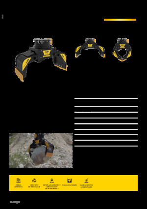 डिमोलिशन सॉर्टिंग ग्रैब MB Crusher MB-G450 S4