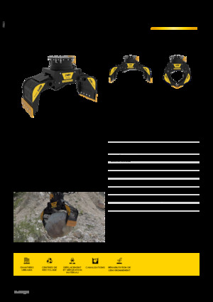 डिमोलिशन सॉर्टिंग ग्रैब MB Crusher MB-G450 S4