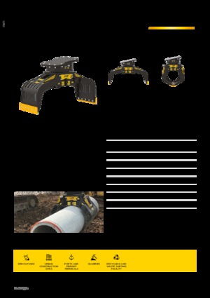डिमोलिशन सॉर्टिंग ग्रैब MB Crusher MB-G600 S4