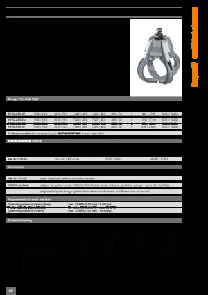 डिमोलिशन सॉर्टिंग ग्रैब Kinshofer P22V-450-5F