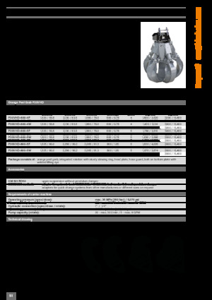 डिमोलिशन सॉर्टिंग ग्रैब Kinshofer P30VHD-600-5W