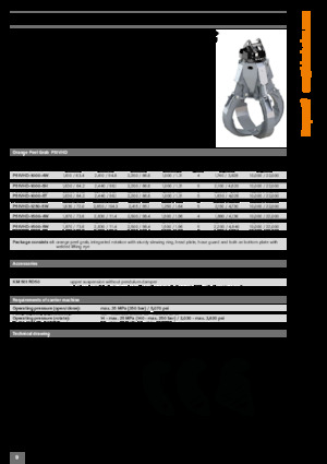 डिमोलिशन सॉर्टिंग ग्रैब Kinshofer P51VHD-1500-4H