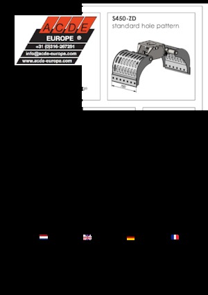 डिमोलिशन सॉर्टिंग ग्रैब ACDE S450-ZD