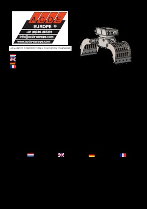 डिमोलिशन सॉर्टिंग ग्रैब ACDE S603-D