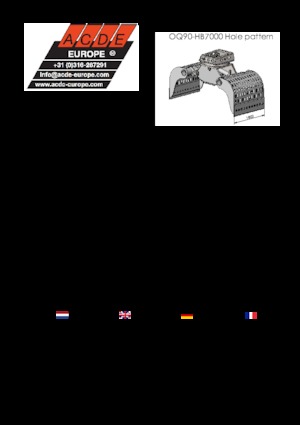 डिमोलिशन सॉर्टिंग ग्रैब ACDE S8000-D