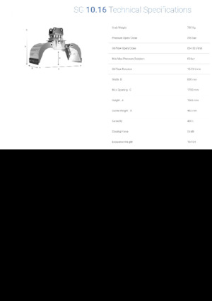 डिमोलिशन सॉर्टिंग ग्रैब Promove SG 10.16