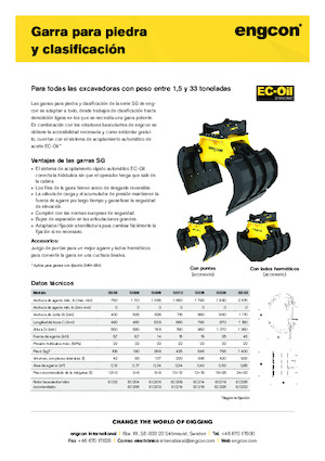 डिमोलिशन सॉर्टिंग ग्रैब engcon SG03