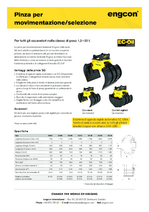 डिमोलिशन सॉर्टिंग ग्रैब engcon SG33