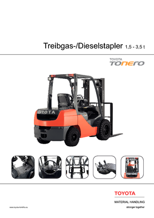 डीजल फोर्कलिफ्ट Toyota 02-8 FDKF 20 