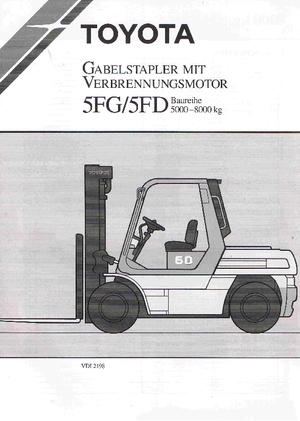 डीजल फोर्कलिफ्ट Toyota 5 FD 70