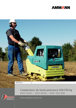 रिवर्सिबल वाइब्रेटरी प्लेट कॉम्पेक्टर Ammann AVH 5030