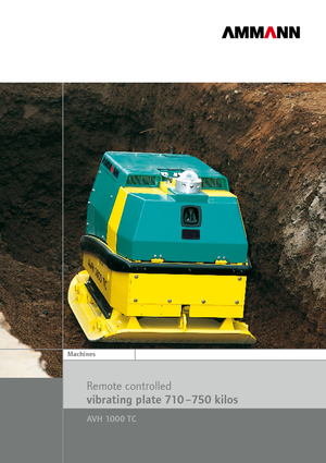 रिवर्सिबल वाइब्रेटरी प्लेट कॉम्पेक्टर Ammann AVH 1000 TC