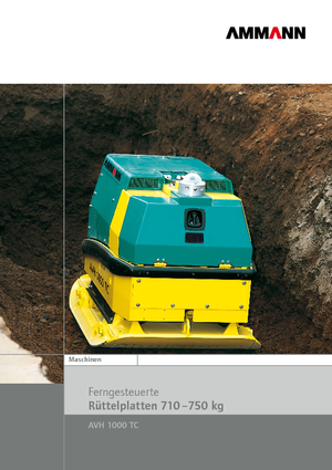 रिवर्सिबल वाइब्रेटरी प्लेट कॉम्पेक्टर Ammann AVH 1000 TC