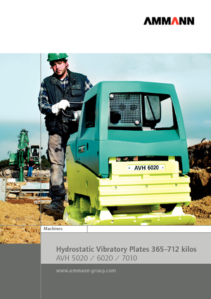 रिवर्सिबल वाइब्रेटरी प्लेट कॉम्पेक्टर Ammann AVH 7010