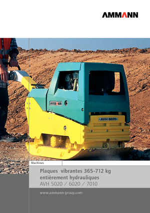 रिवर्सिबल वाइब्रेटरी प्लेट कॉम्पेक्टर Ammann AVH 7010