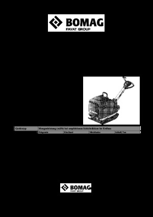 रिवर्सिबल वाइब्रेटरी प्लेट कॉम्पेक्टर Bomag BPR 50/55 D