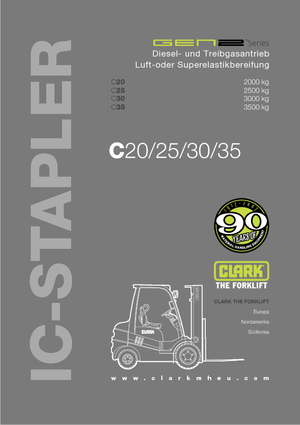 डीजल फोर्कलिफ्ट Clark C 30 D