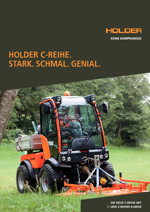 म्यूनिसिपल ट्रैक्टर फ्रंट हिच Holder C 350