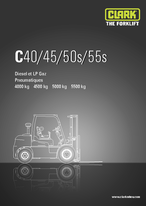 डीजल फोर्कलिफ्ट Clark C 50 s D