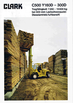 डीजल फोर्कलिफ्ट Clark C 500-ys-250 D