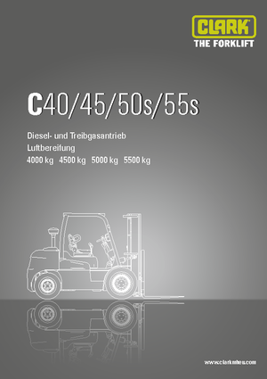 डीजल फोर्कलिफ्ट Clark C 55 s D