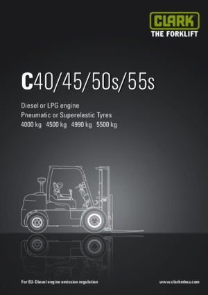 डीजल फोर्कलिफ्ट Clark C 50 s D