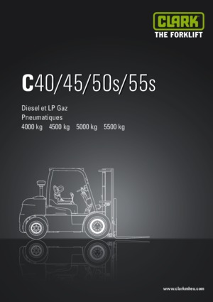 डीजल फोर्कलिफ्ट Clark C 50 s D