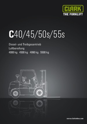 डीजल फोर्कलिफ्ट Clark C 50 s D