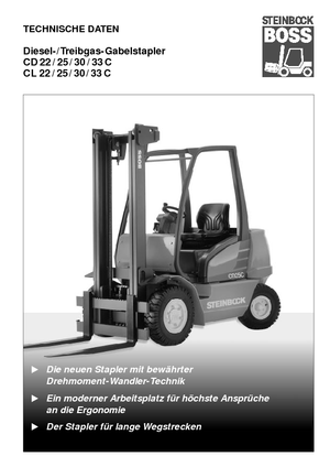 डीजल फोर्कलिफ्ट Steinbock CD 22 C